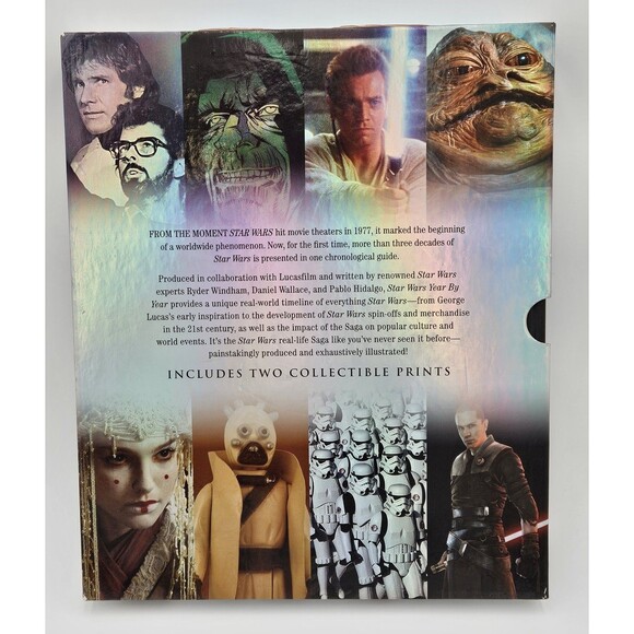 Star Wars Year by Year A Visual Chronicle Excellent Hardcover Book + 2 Prints - Picture 2 of 16